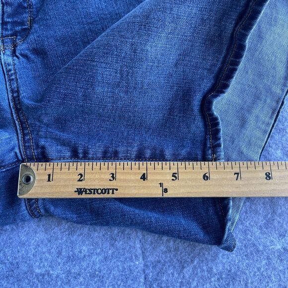 Seven7 Jean Shorts Womens Size 16 Denim Bermuda Summer Classic Blue Weekend - Picture 13 of 13